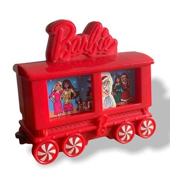 2017 McDonalds Happy Meal Holiday Express #10 Barbie Train Car - Picture 1 of 5